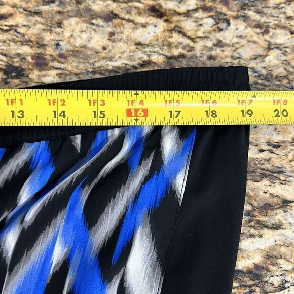 Cache Drawstring Waist Straight Leg Mid Rise Printed Pants Size 8 - Picture 6 of 9